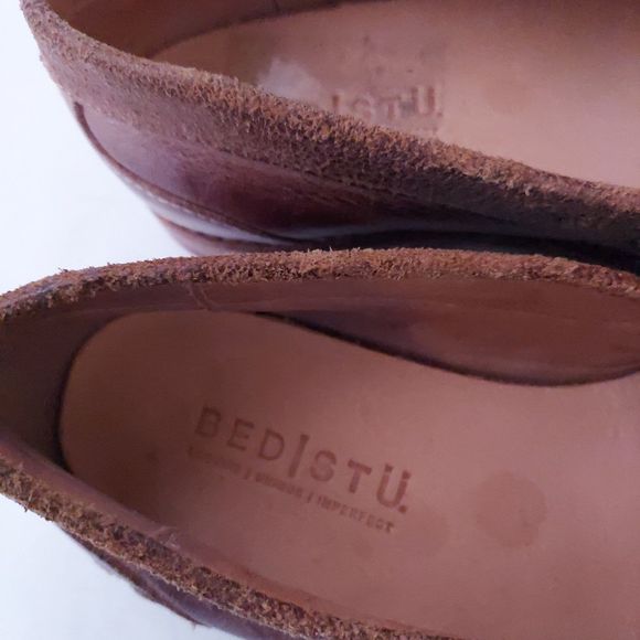 Bed Stu Reina Tan Rustic Cobbler Brown Leather Loafers Women's Sz 7 - Picture 11 of 16